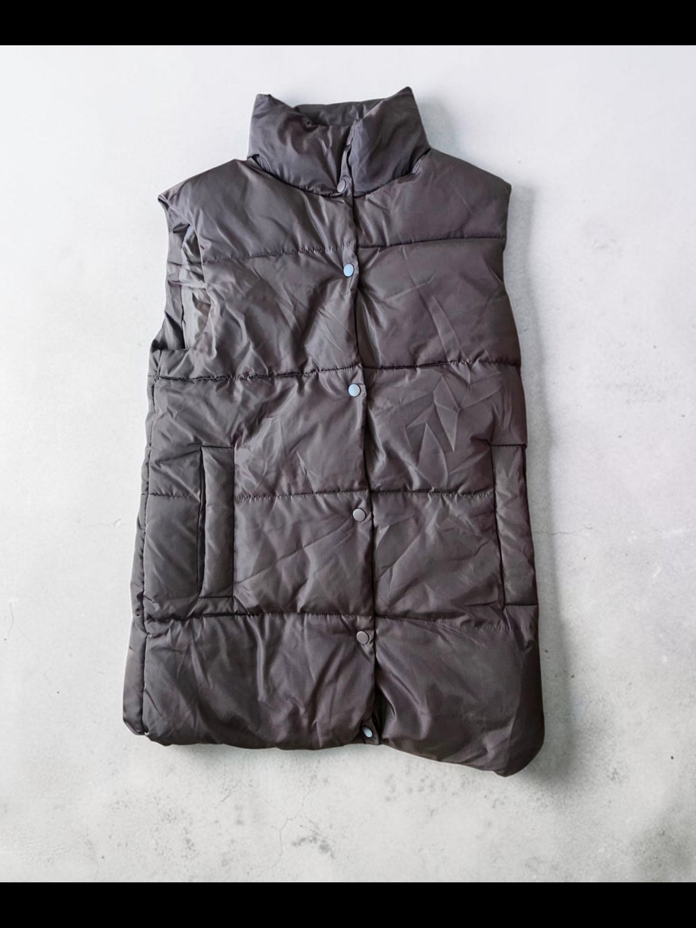 CI Sono Outerwear Puffer Vest - Brown, Size M